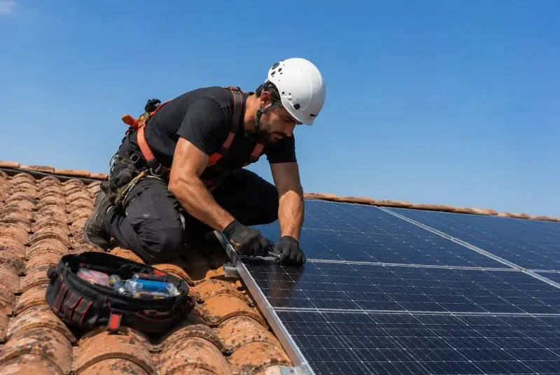 Maintenance et monitoring de panneaux solaires à Moulès-et-Baucels